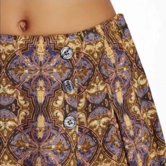 FREE PEOPLE Lover's Lane Mini Skirt Rayon OB483615 - Picture 2 of 5